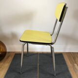 Canary yellow formica chair 70s