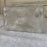 Carafe en verre ciselé