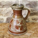 Glazed stoneware pitcher by Bottani Dechaud, La Borne
