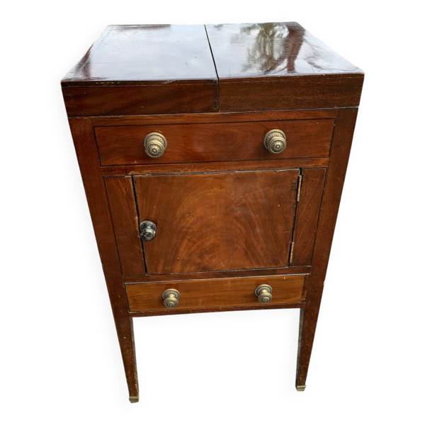 Meuble de toilette acajou  géorgien ancien
