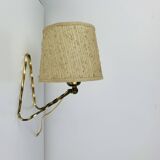 Vintage 50s brass wall lamp