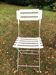 Pair of metal garden chairs
