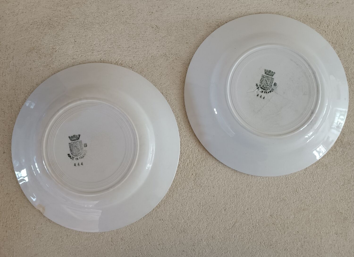 5 plates iron earth Saint-Amand Etoile