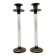 Set of 2 Caravell lucite candle sticks, 1970’s
