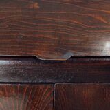 Enfilade des années 1950 avec plateau coulissant en contreplaqué courbé, Tchécoslovaquie