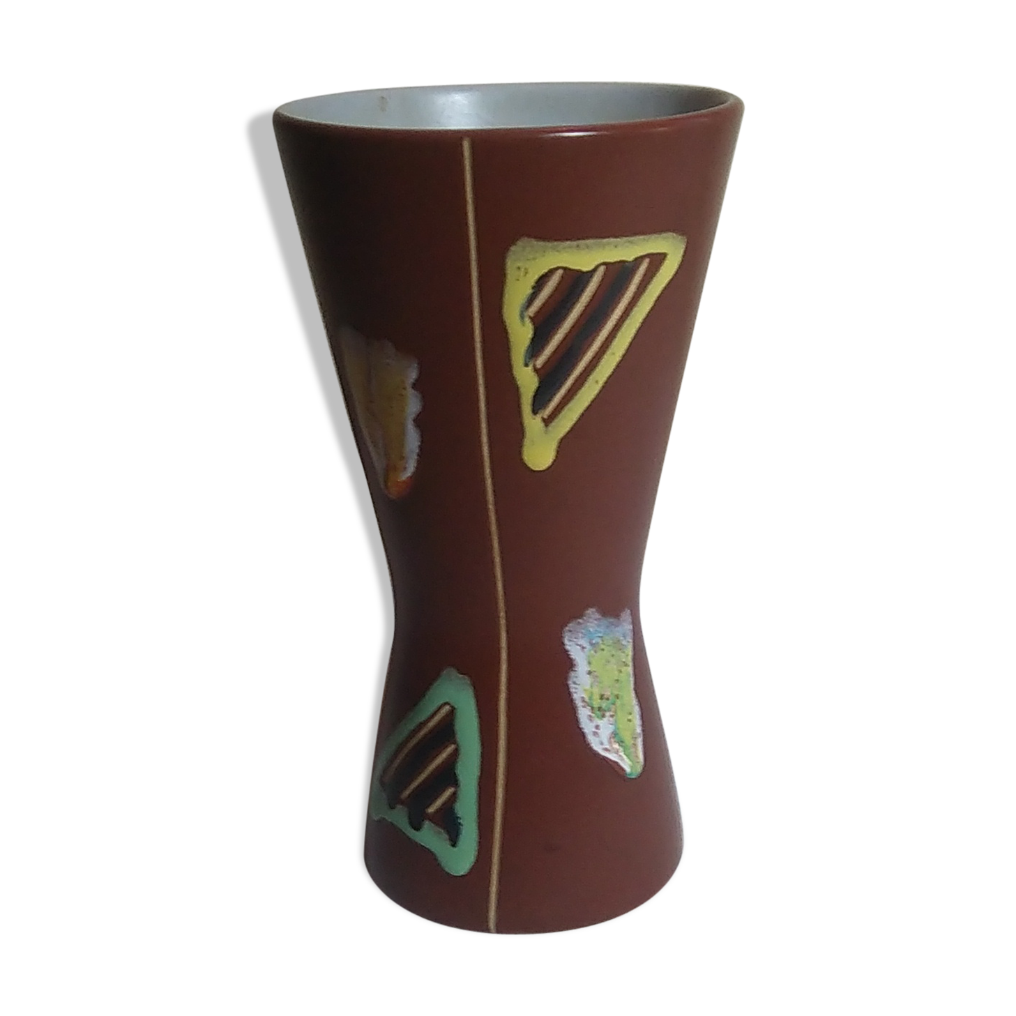Vase diabolo west germany années 60