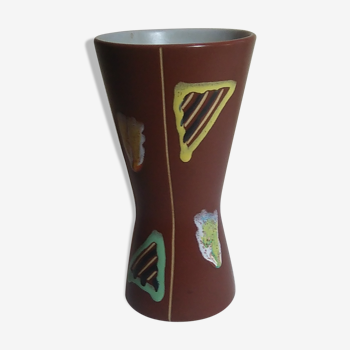 Vase diabolo west germany années 60