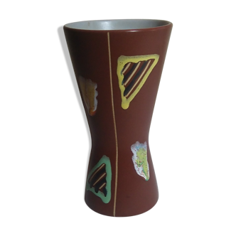 Vase diabolo west germany années 60