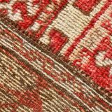 5x10 Geometric Tribal Red Persian Rug, 141x309Cm