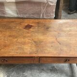 Farmhouse table with drawers