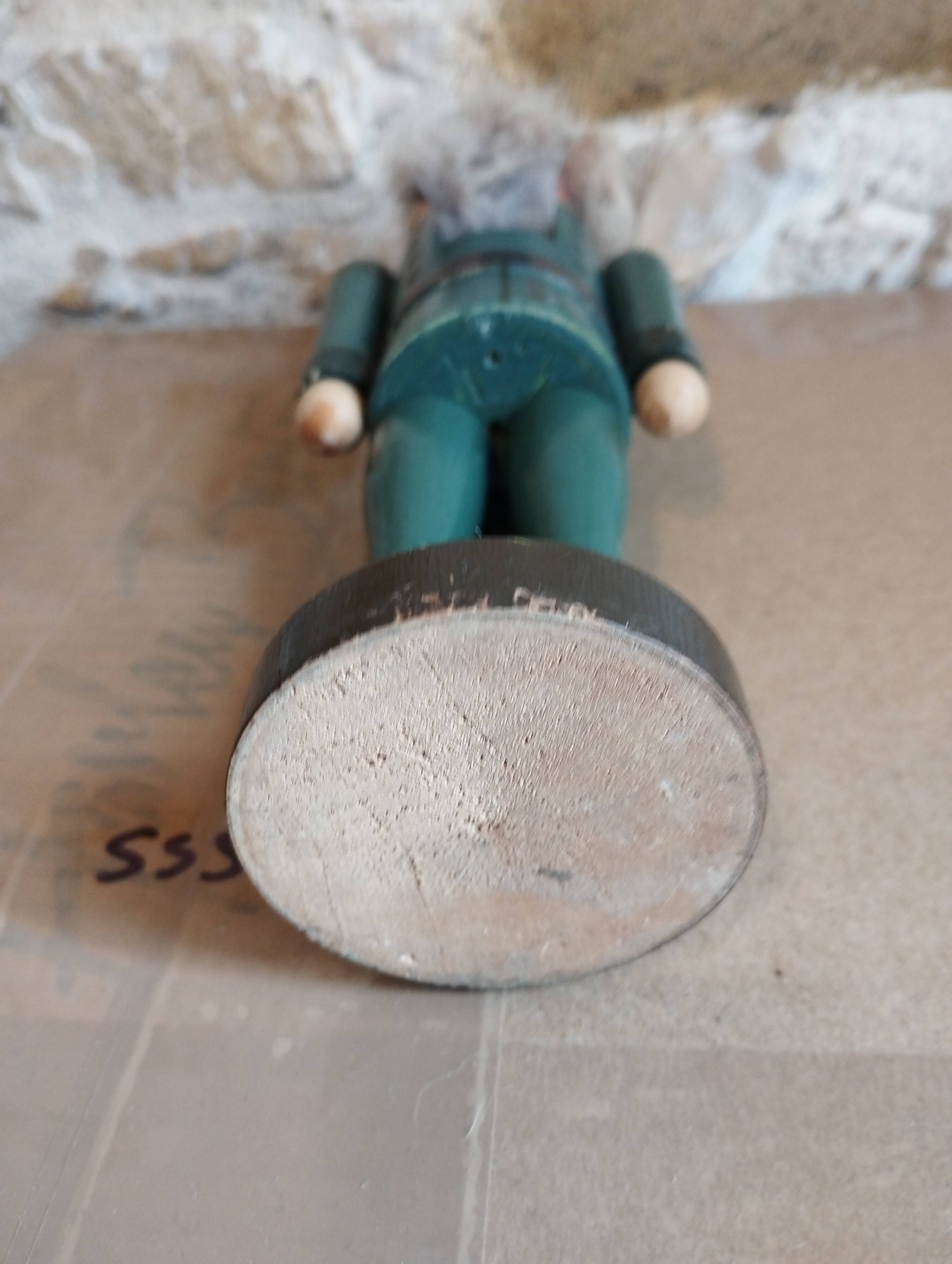 Old wooden nutcracker toy early 20th century