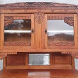 Art Deco period carved oak sideboard