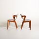 Set of 4 model “42” chairs by Kai Kristiansen for Schou Andersen