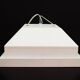 White pendant lamp, Danish design, 1970s, manufacturer: Louis Poulsen
