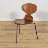 Modèle de chaise Ant 3101 en teck par Arne Jacobsen pour Fritz Hansen, Danemark, années 1970.