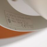 White vintage Danish desk lamp by Jeka Metaltryk - Model Sofie - Denmark 70s