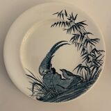 4 Japanese Longwy flat plates