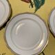 Antique dessert plates, 7 pieces, in real porcelain