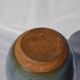 Blue stoneware vase