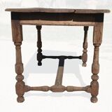 Antique table in natural wood