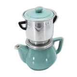 Former multifilter ceramic coffee pot with filter