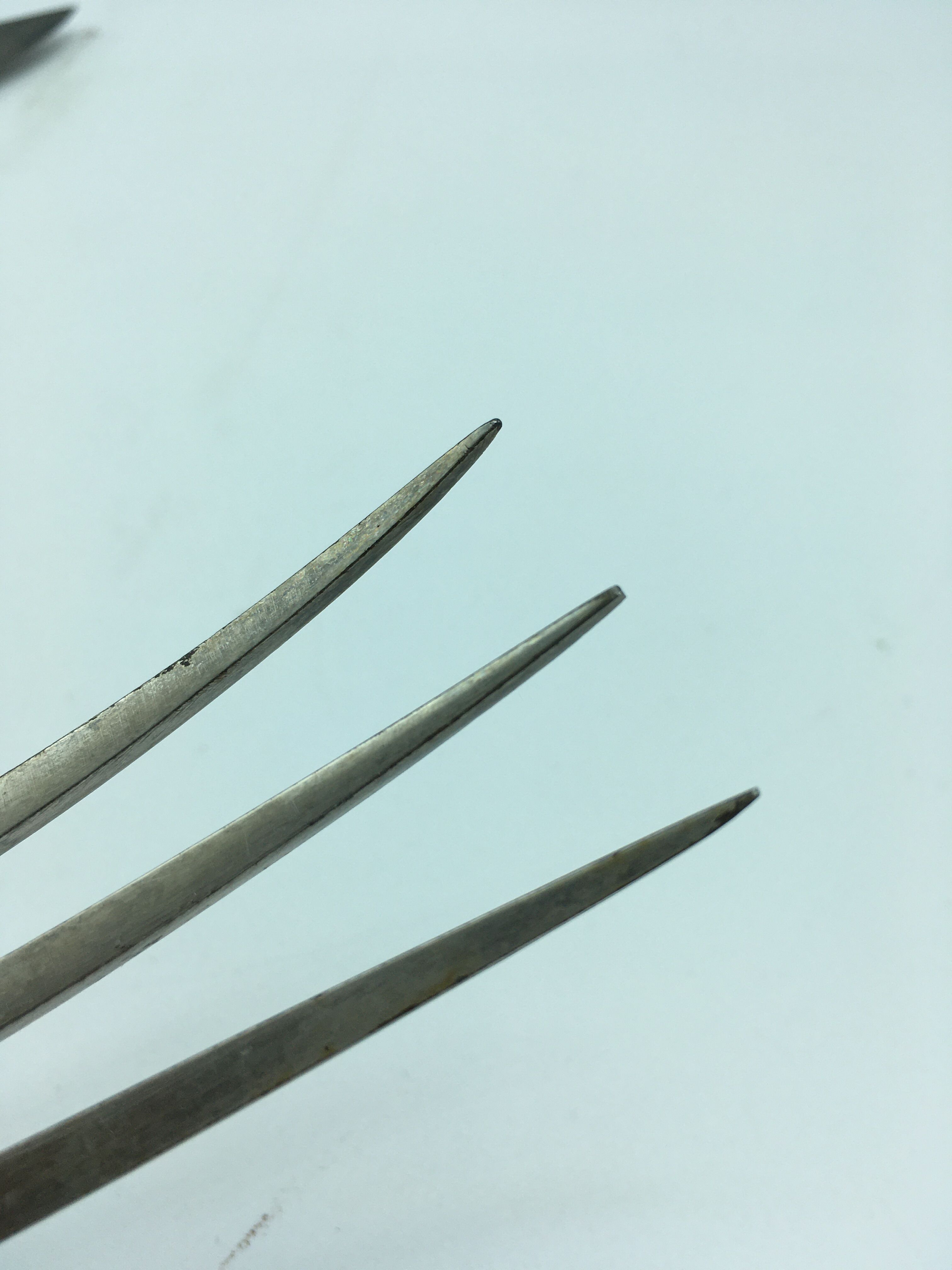 Box of cutlery with leg / roast silver filled.