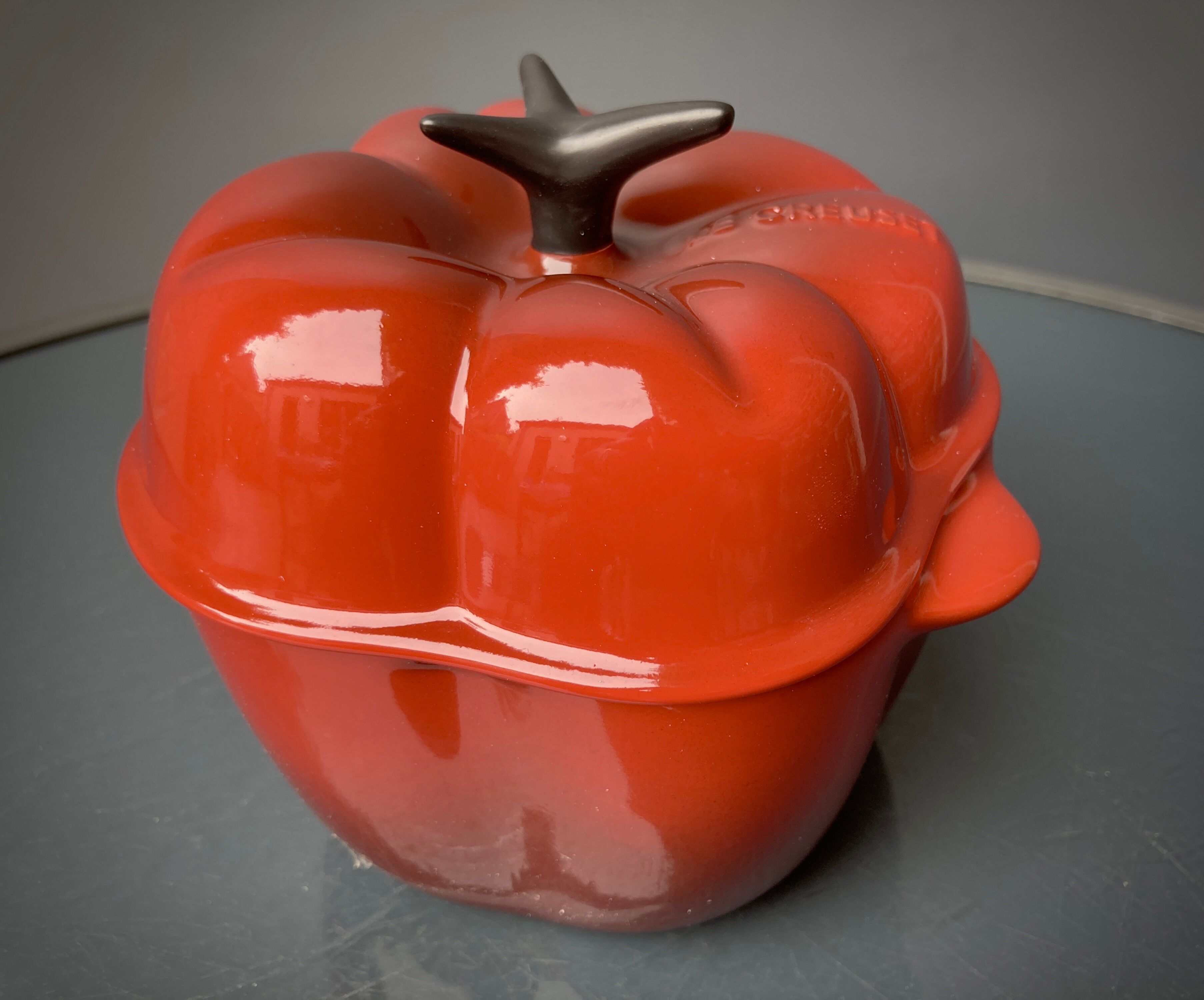 Four Le Creuset ceramic casseroles