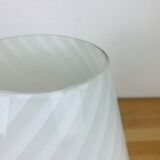 Lampe champignon Murano blanche 70