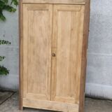 Natural wood wardrobe