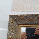 Wood and Gilded Stuk Mirror, early 20th century