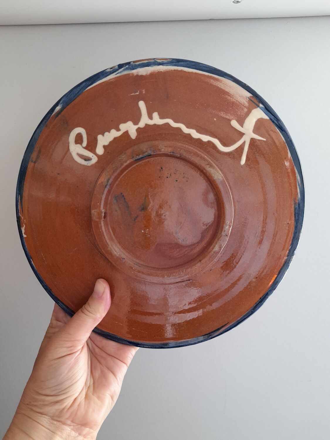 Wall plate ceramic fish Puigdemont