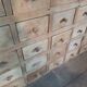Trade cabinet with drawers