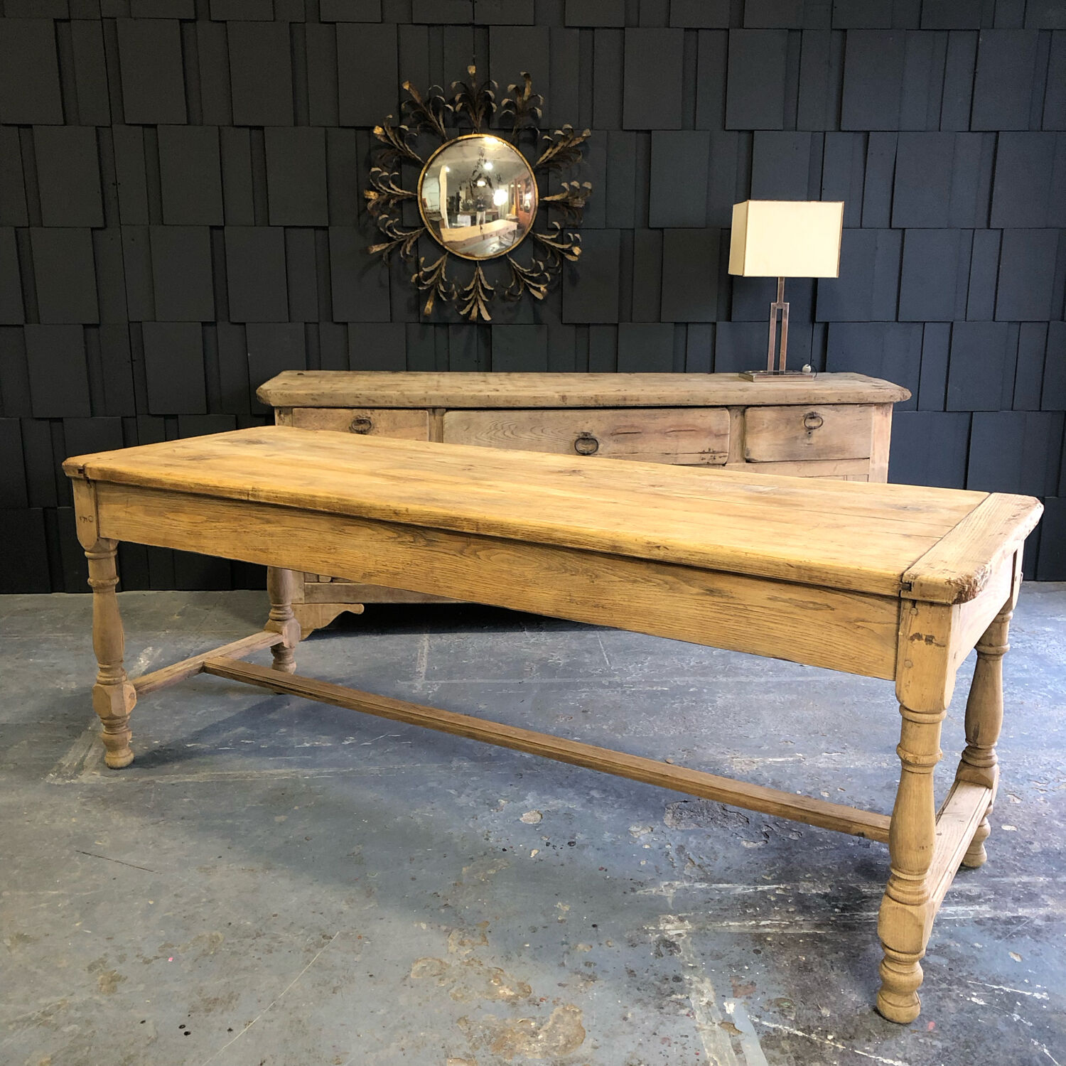 Oak farmhouse table XIXth