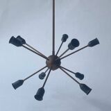 Vintage 1950s modernist ceiling light