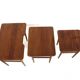 Set de 3 tables gigognes en palissandre, Danemark, 1960