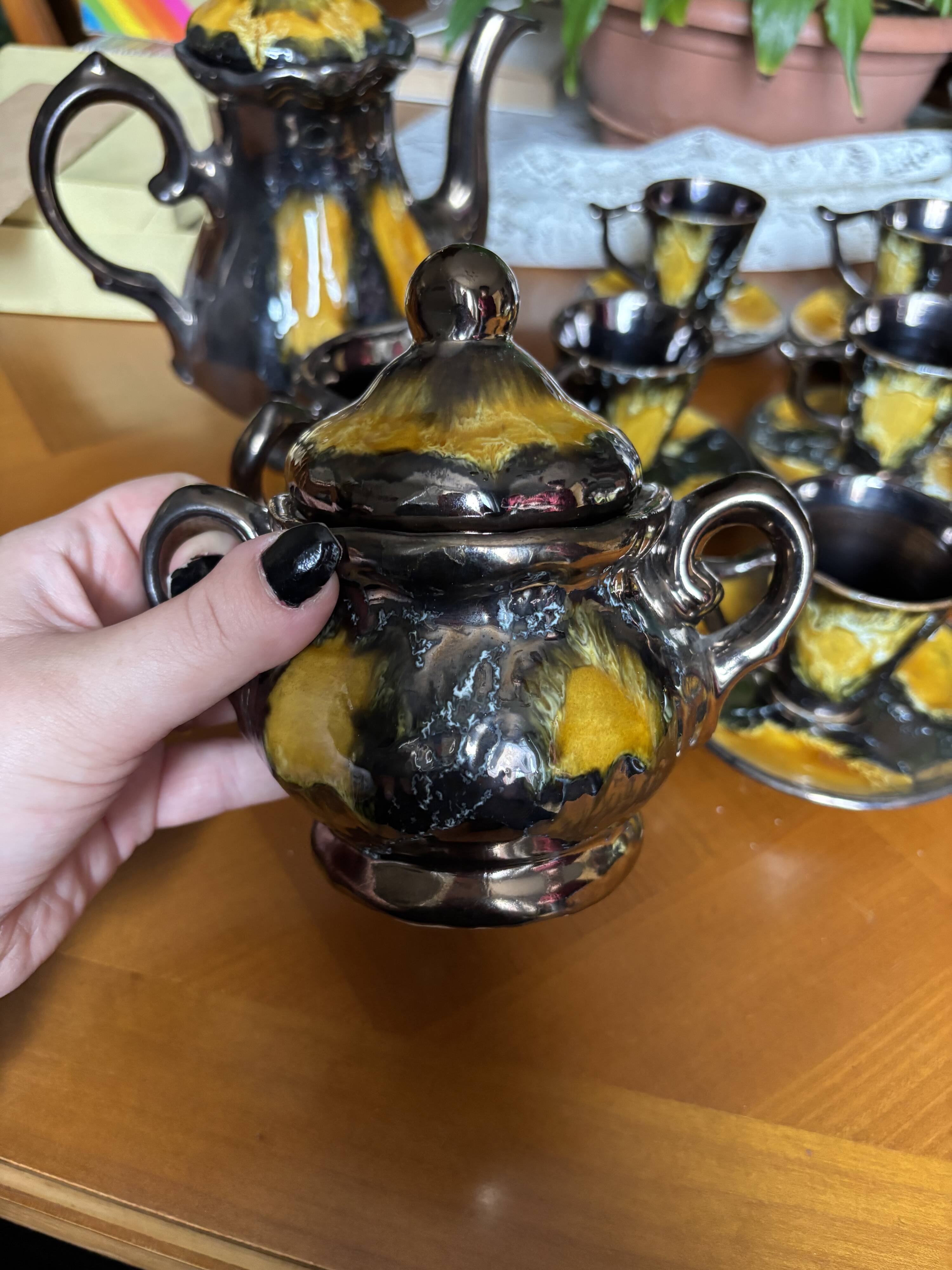 Vintage coffee service Vallauris – 6 people