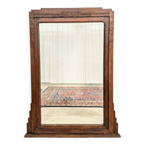 Antique Art Deco trumeau mirror