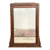 Antique Art Deco trumeau mirror