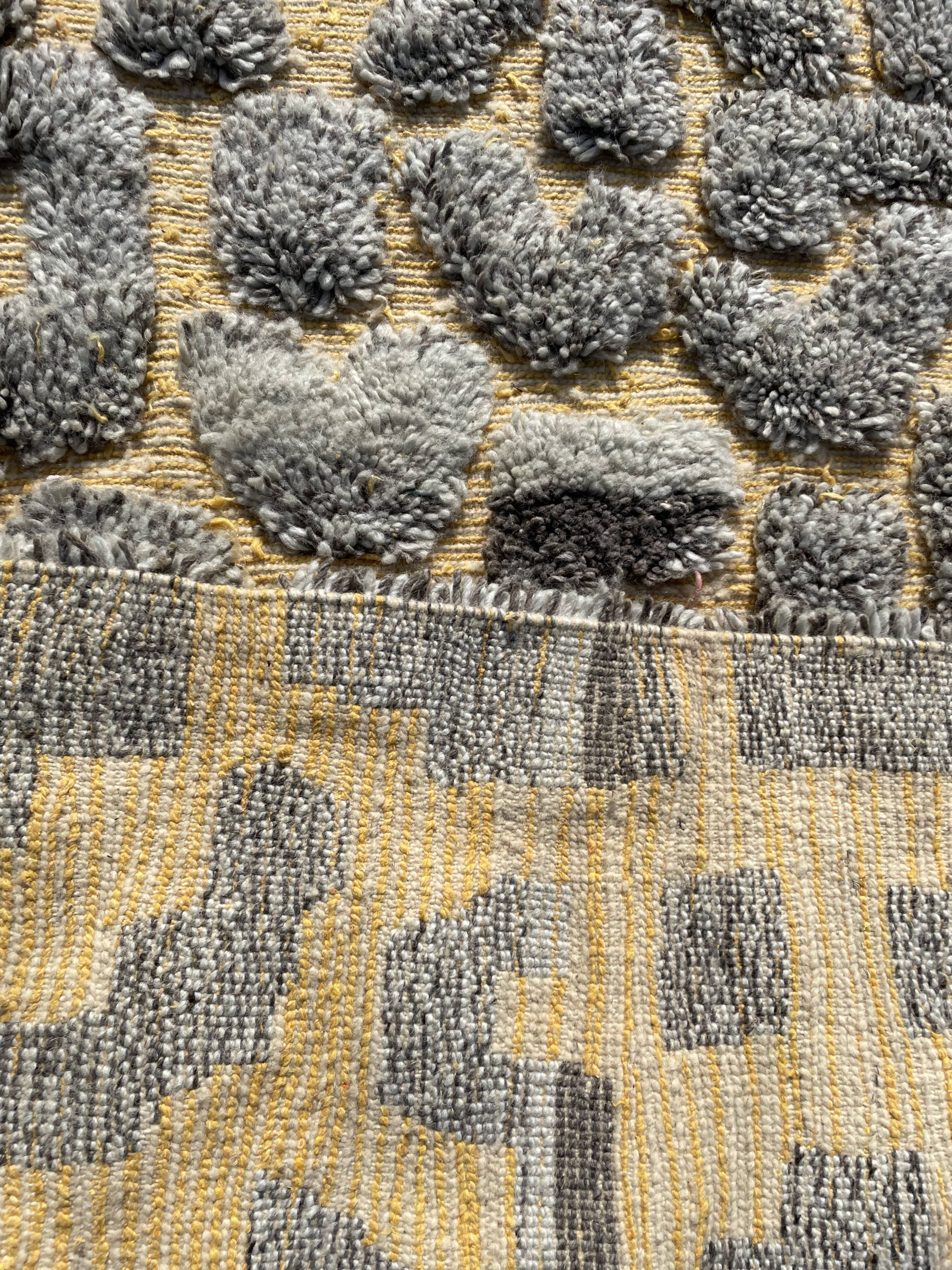 Carpet berbere m'rirt in wool 200x300 cm