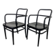 Art Deco armchairs no. A 64F by Adolf Gustav Schneck for Thonet Mundus