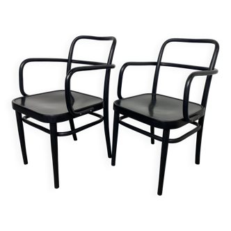 Art Deco armchairs no. A 64F by Adolf Gustav Schneck for Thonet Mundus