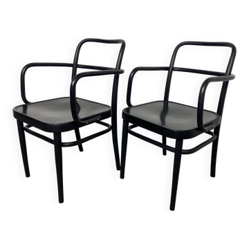 Art Deco armchairs no. A 64F by Adolf Gustav Schneck for Thonet Mundus