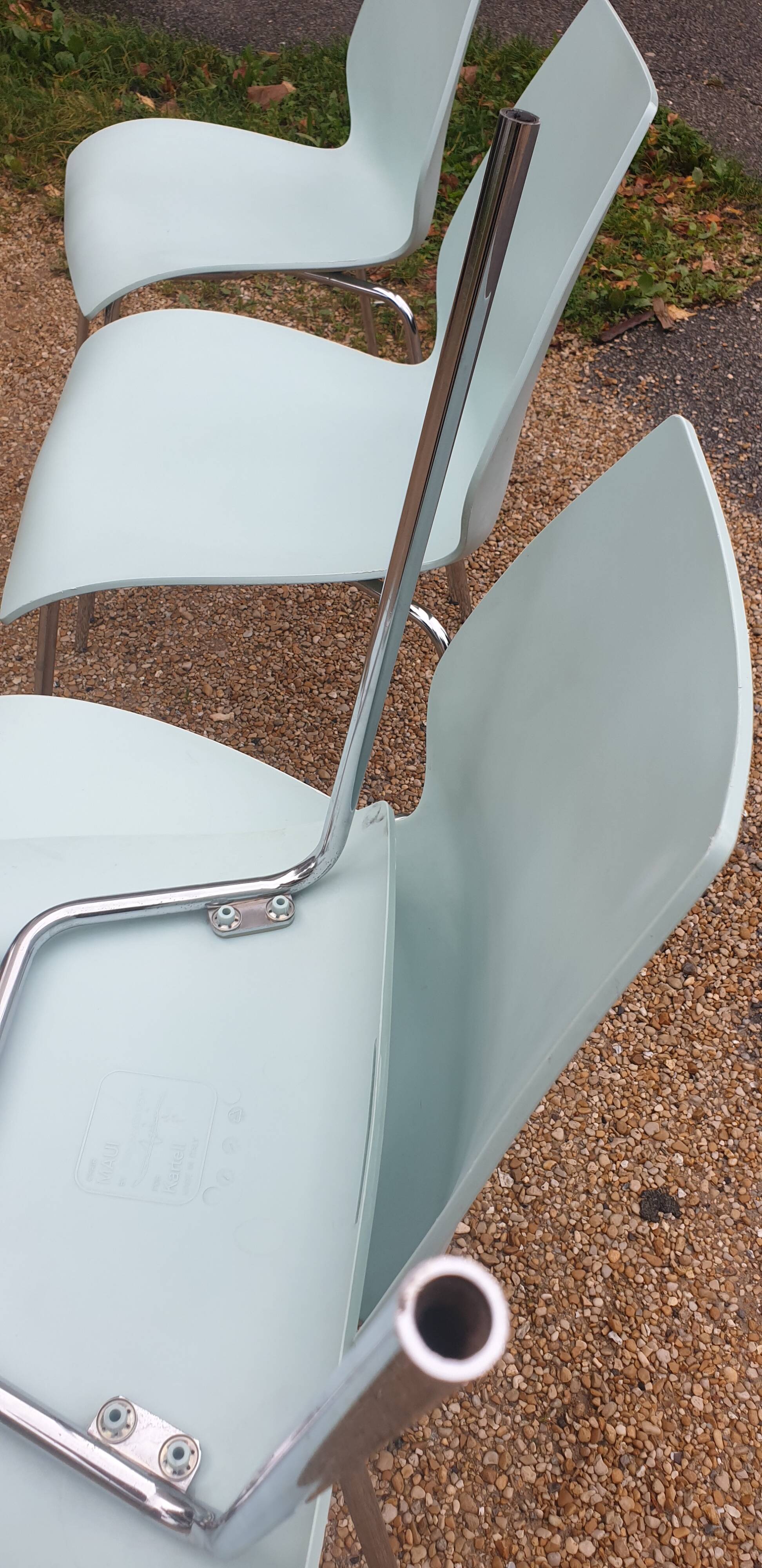 4 MAUI VICO MAGISTRETTI FOR Kartell chairs