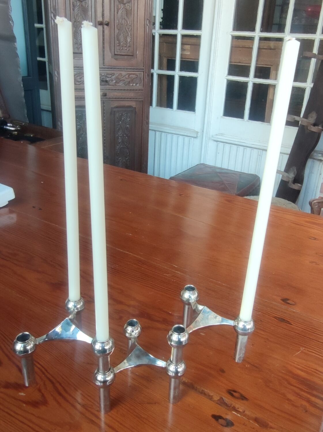 3 Nagel Design Candleholders / box and original candles