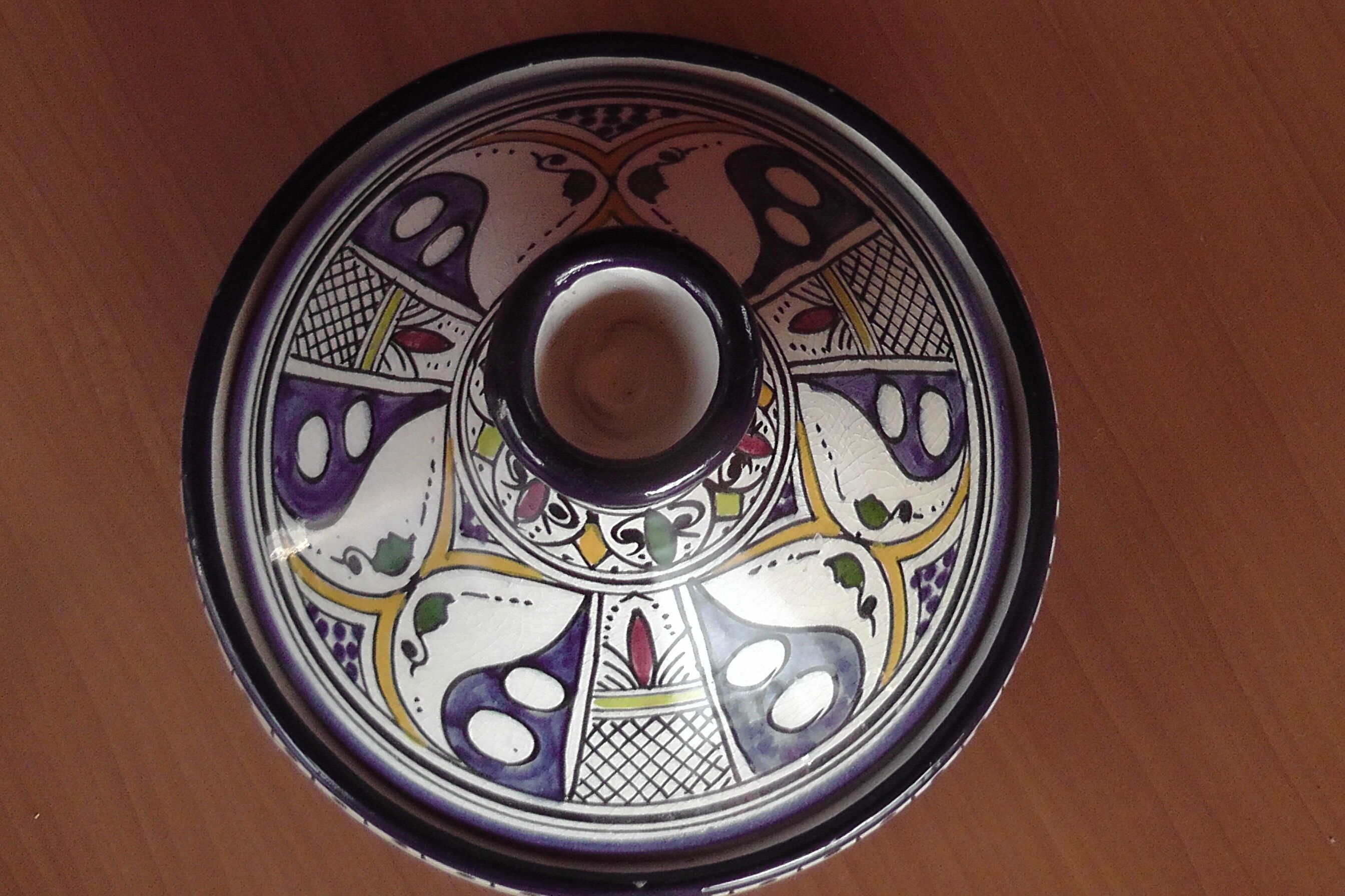 Moroccan tagine blue safi