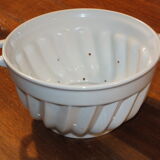White porcelain strawberry strainer or drainer