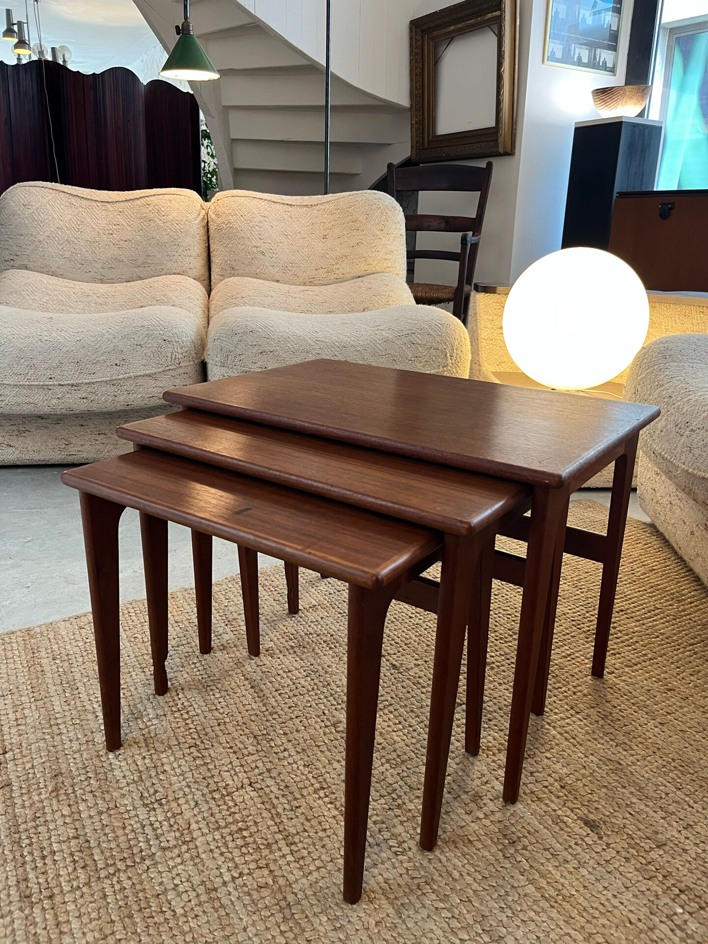 Scandinavian nesting tables