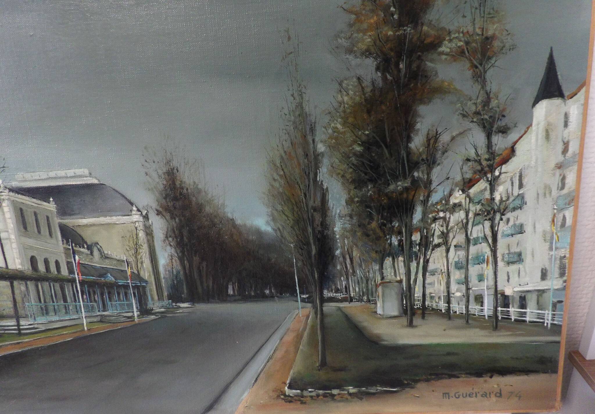 view from the esplanade of the Néris-les-Bains casino