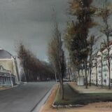 view from the esplanade of the Néris-les-Bains casino