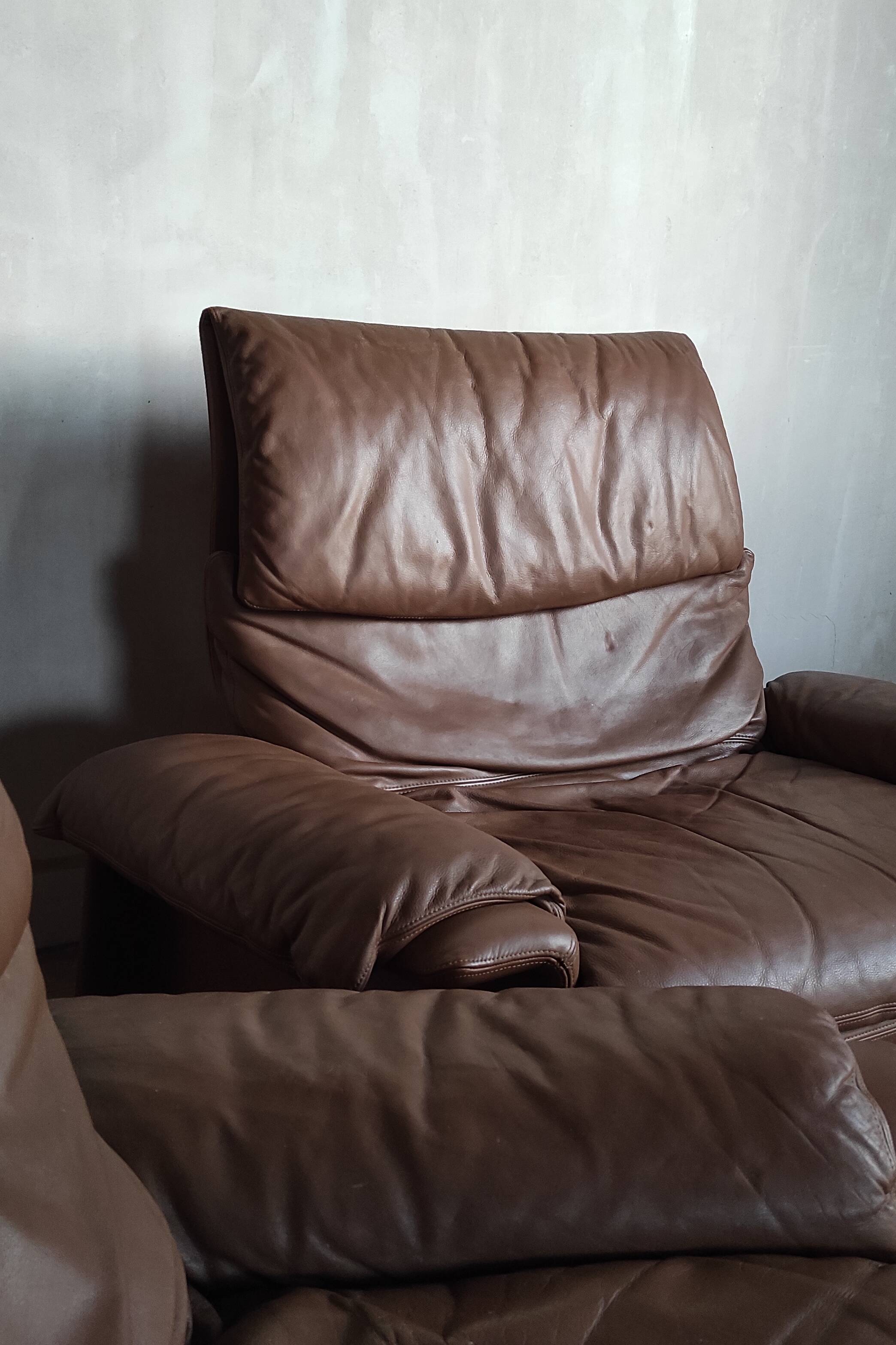 Saporiti Armchair and Ottoman Set